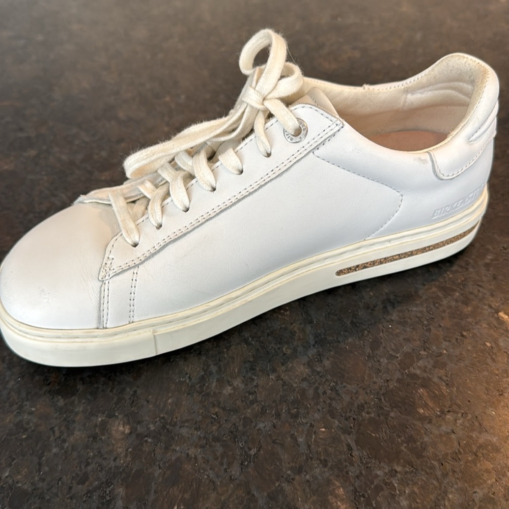 Birkenstock Cream Low-Top Sneakers - Picture 6 of 7